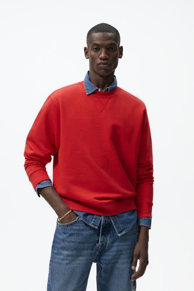 Coloured sweatshirt hotsell